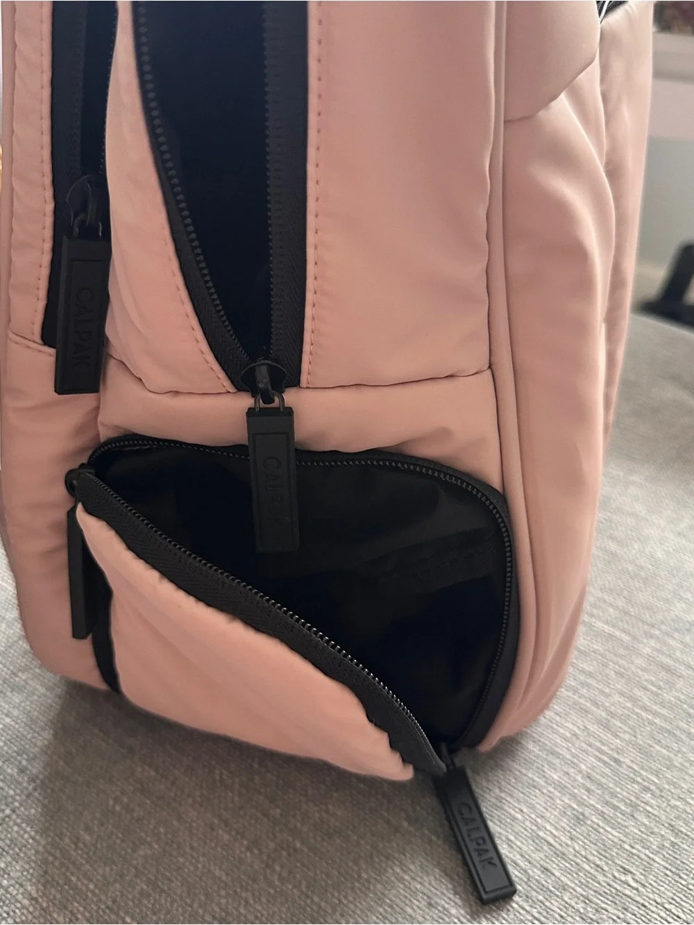 Calpak Luka 15” Backpack in Rose Quartz